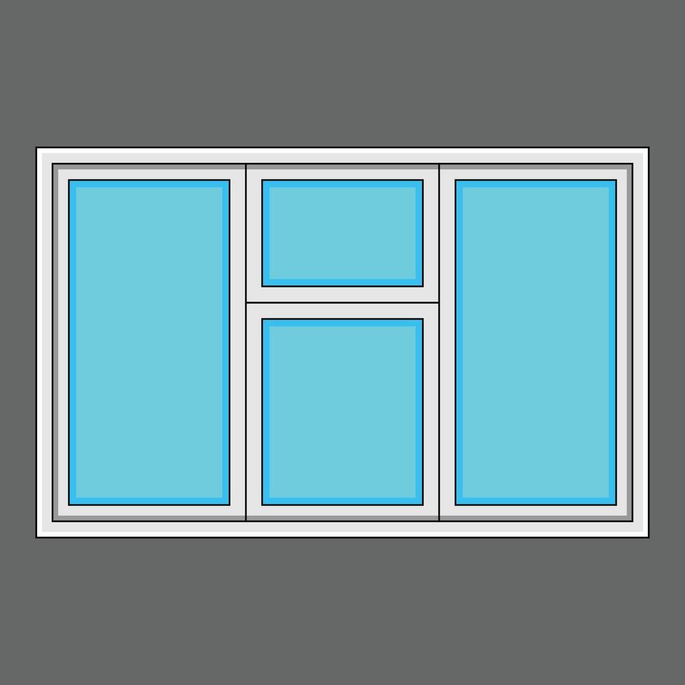 The Illustration of Building Window vector