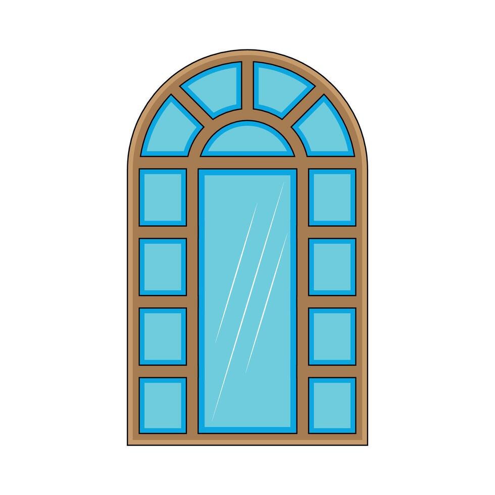 The Illustration of Building Window vector