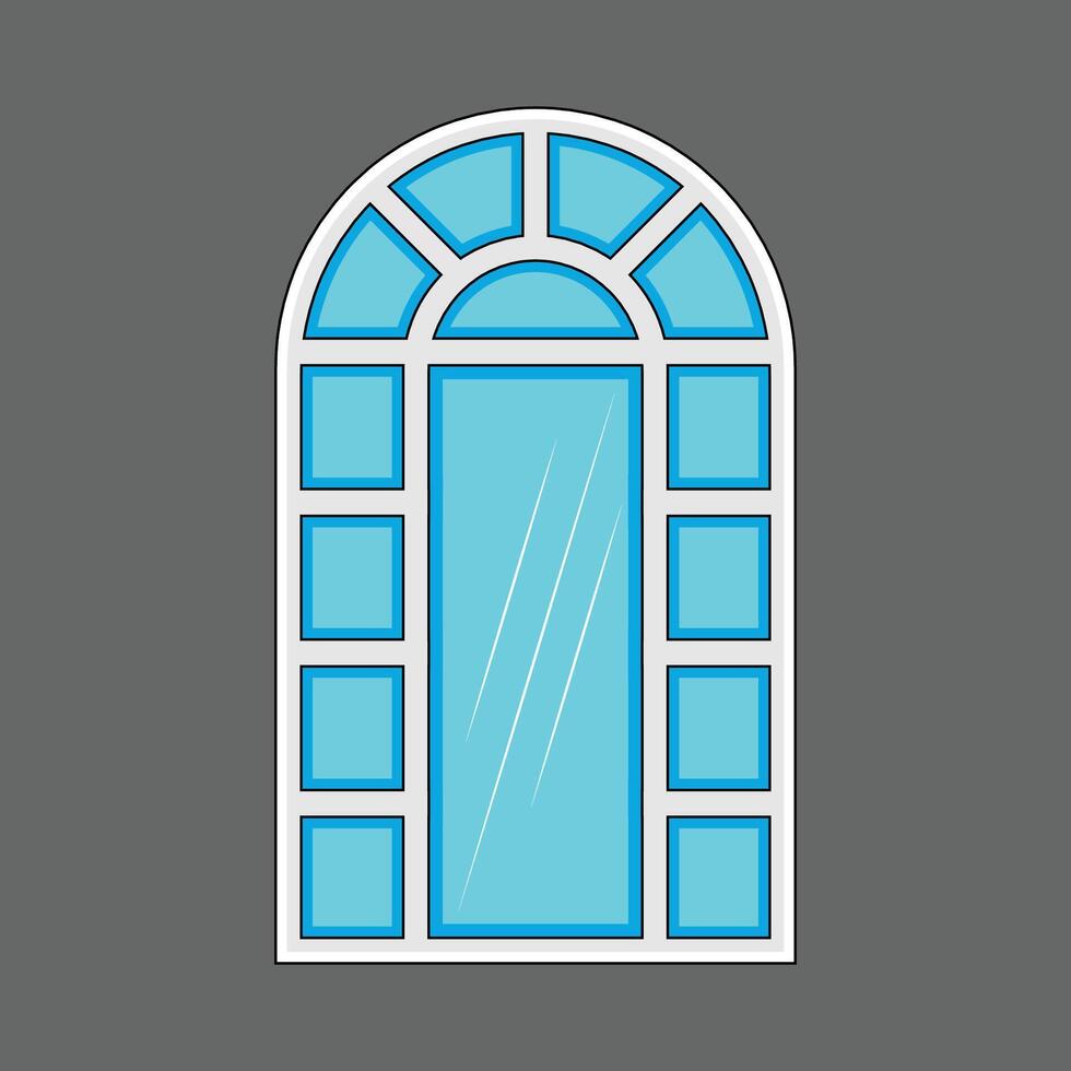 The Illustration of Building Window vector