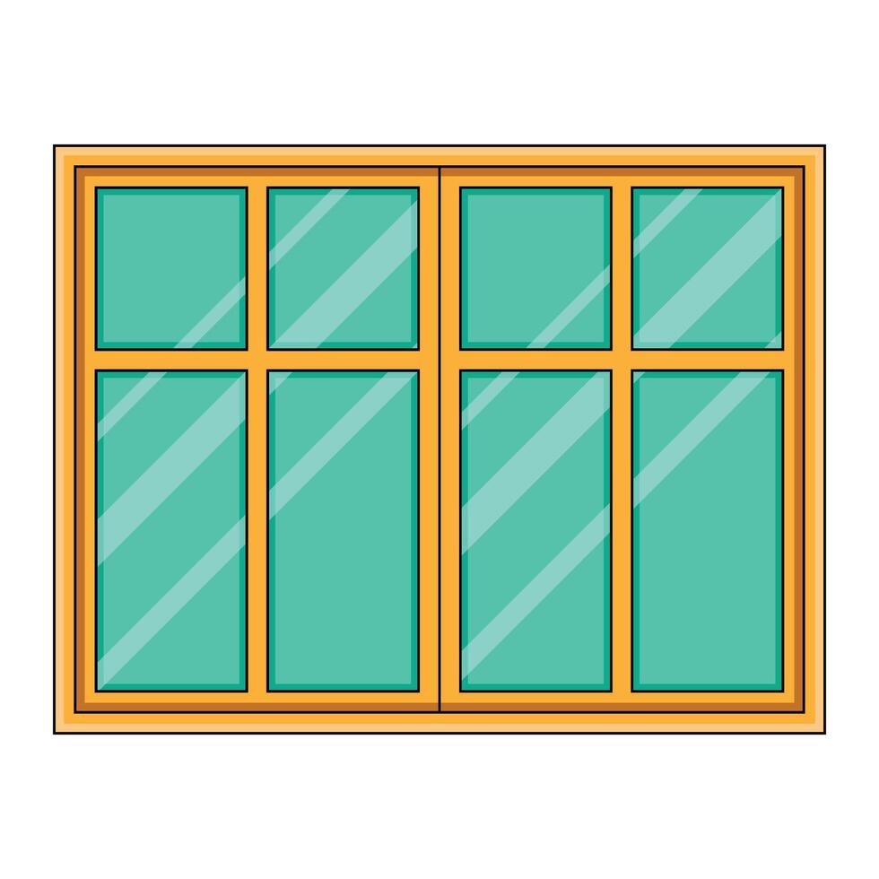 The Illustration of Building Window vector