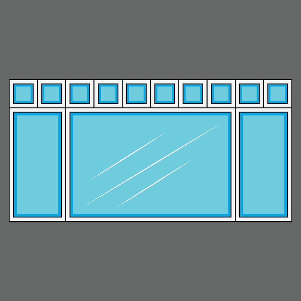 The Illustration of Building Window vector