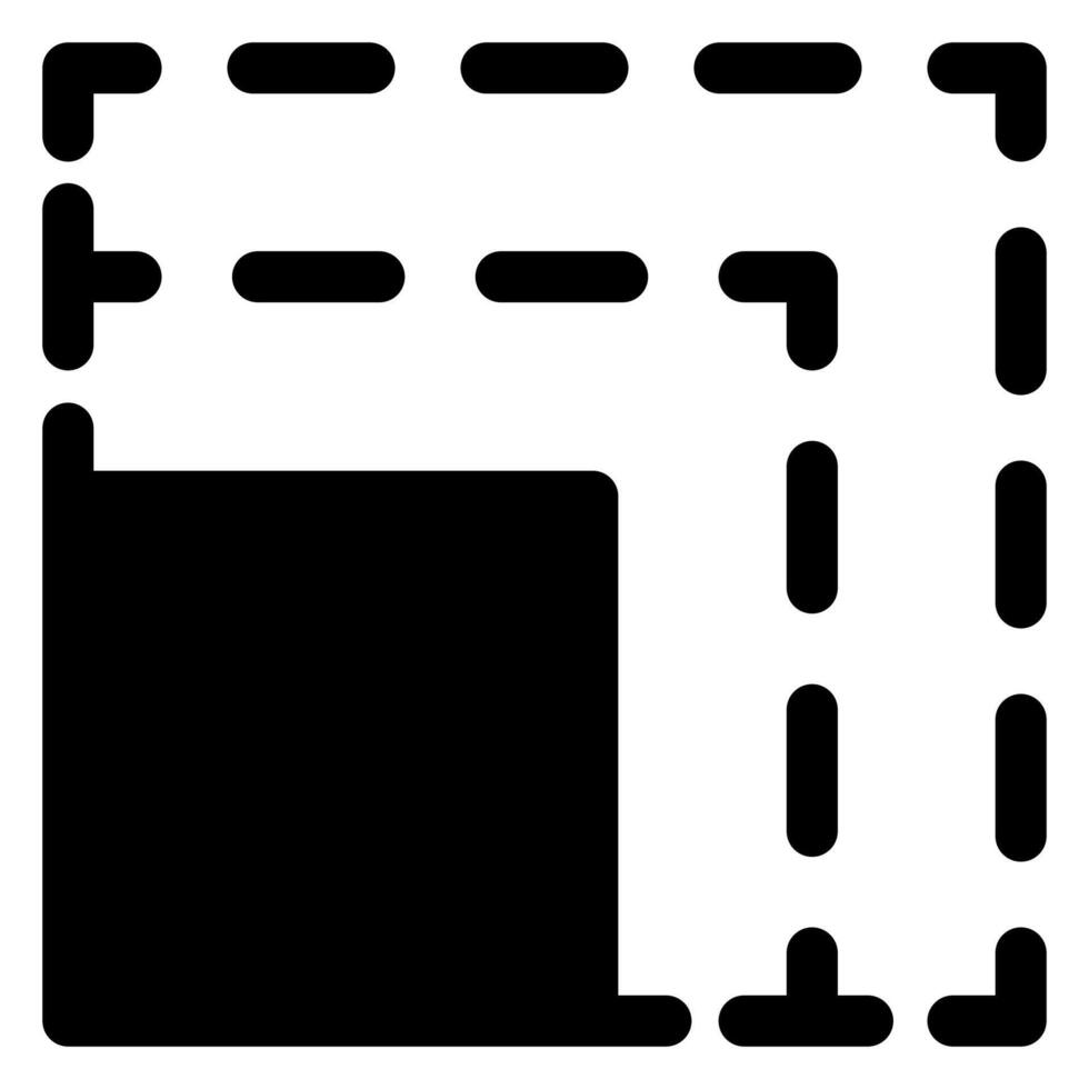 layer glyph icon isolated on white background vector