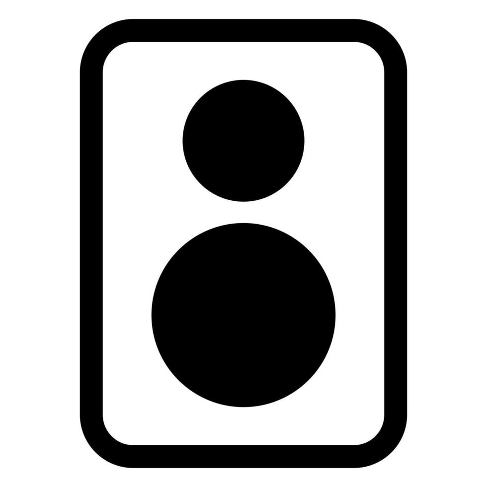 speaker glyph icon isolated on white background vector