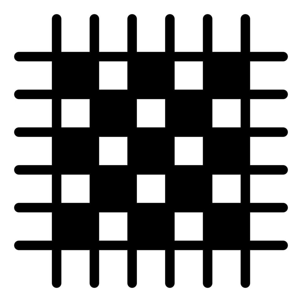 Pattern glyph icon isolated on white background vector
