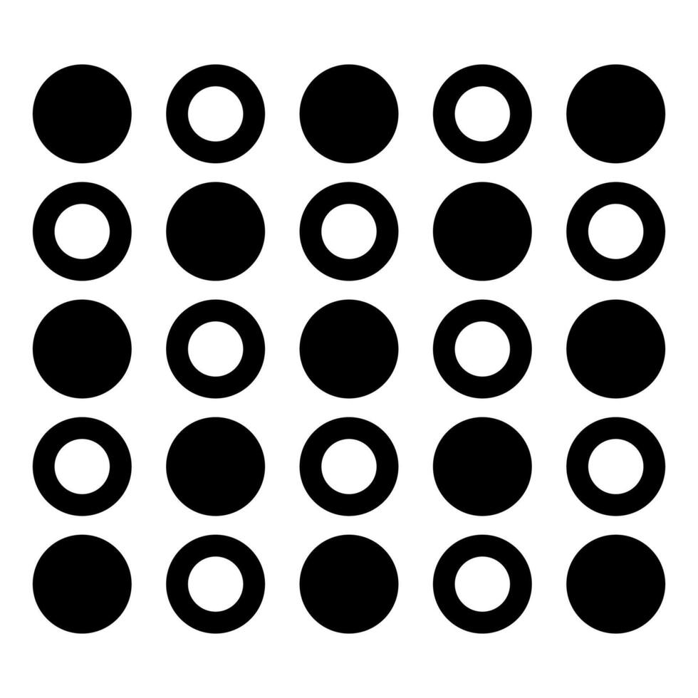 Pattern glyph icon isolated on white background vector