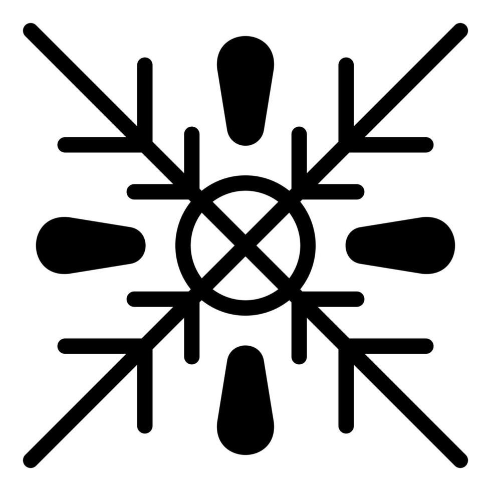 Pattern glyph icon isolated on white background vector