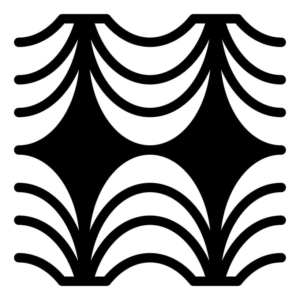pattern line icon isolated on white background vector