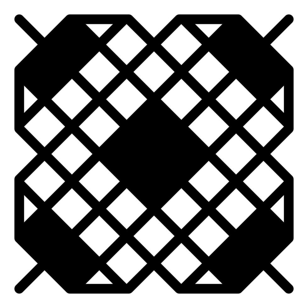 pattern line icon isolated on white background vector