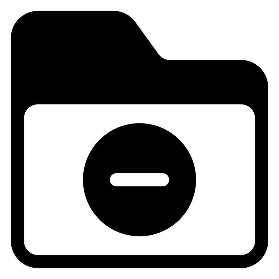 delete glyph icon illustration isolated on white background vector