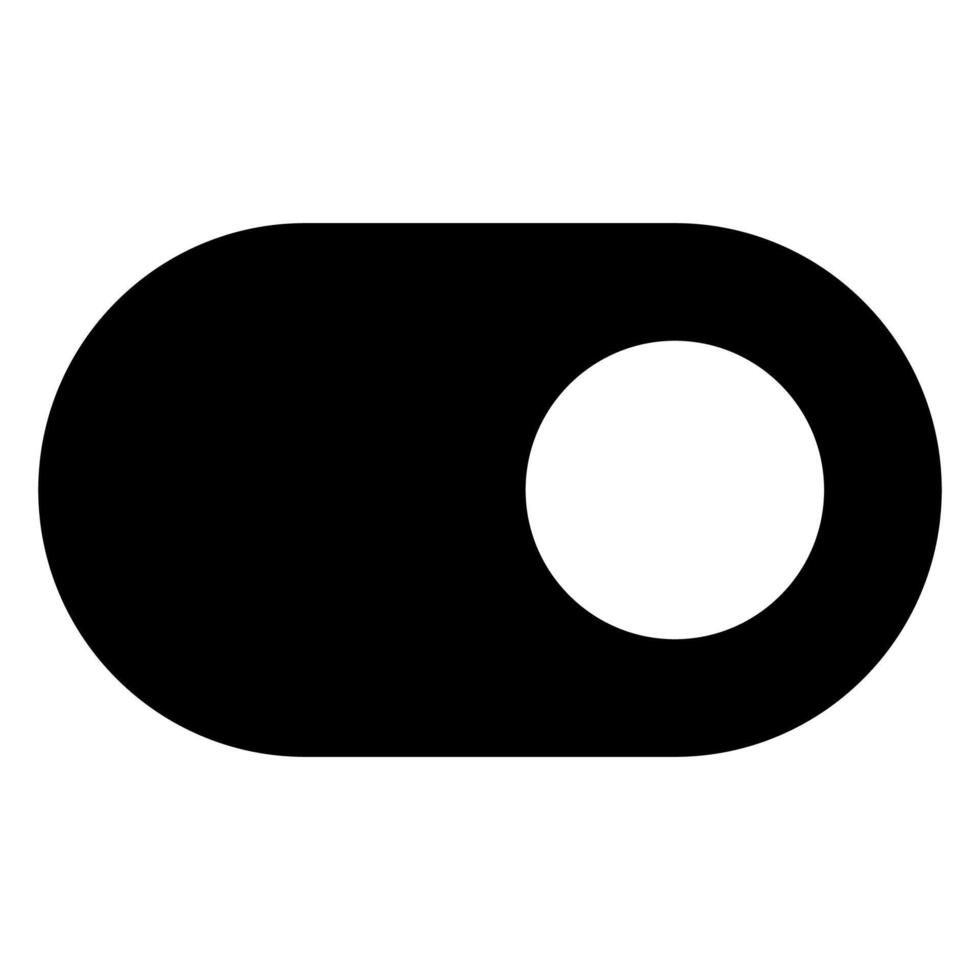 switch glyph icon illustration isolated on white background vector