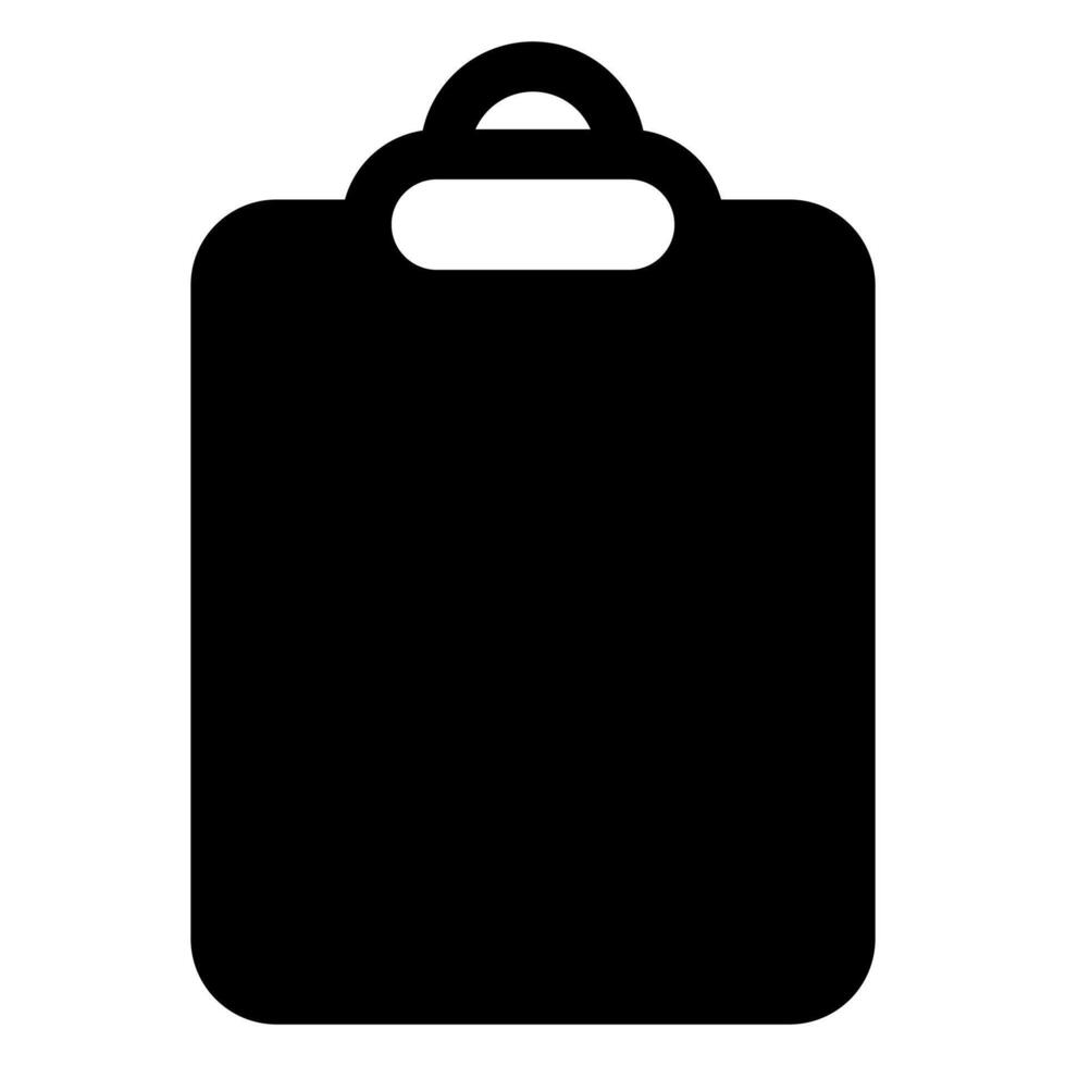 todo glyph icon illustration isolated on white background vector