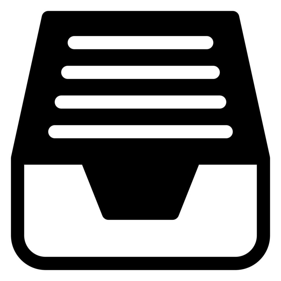 full glyph icon illustration isolated on white background vector