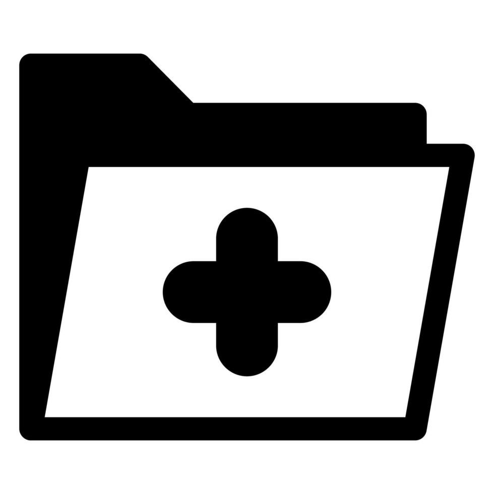 add glyph icon illustration isolated on white background vector