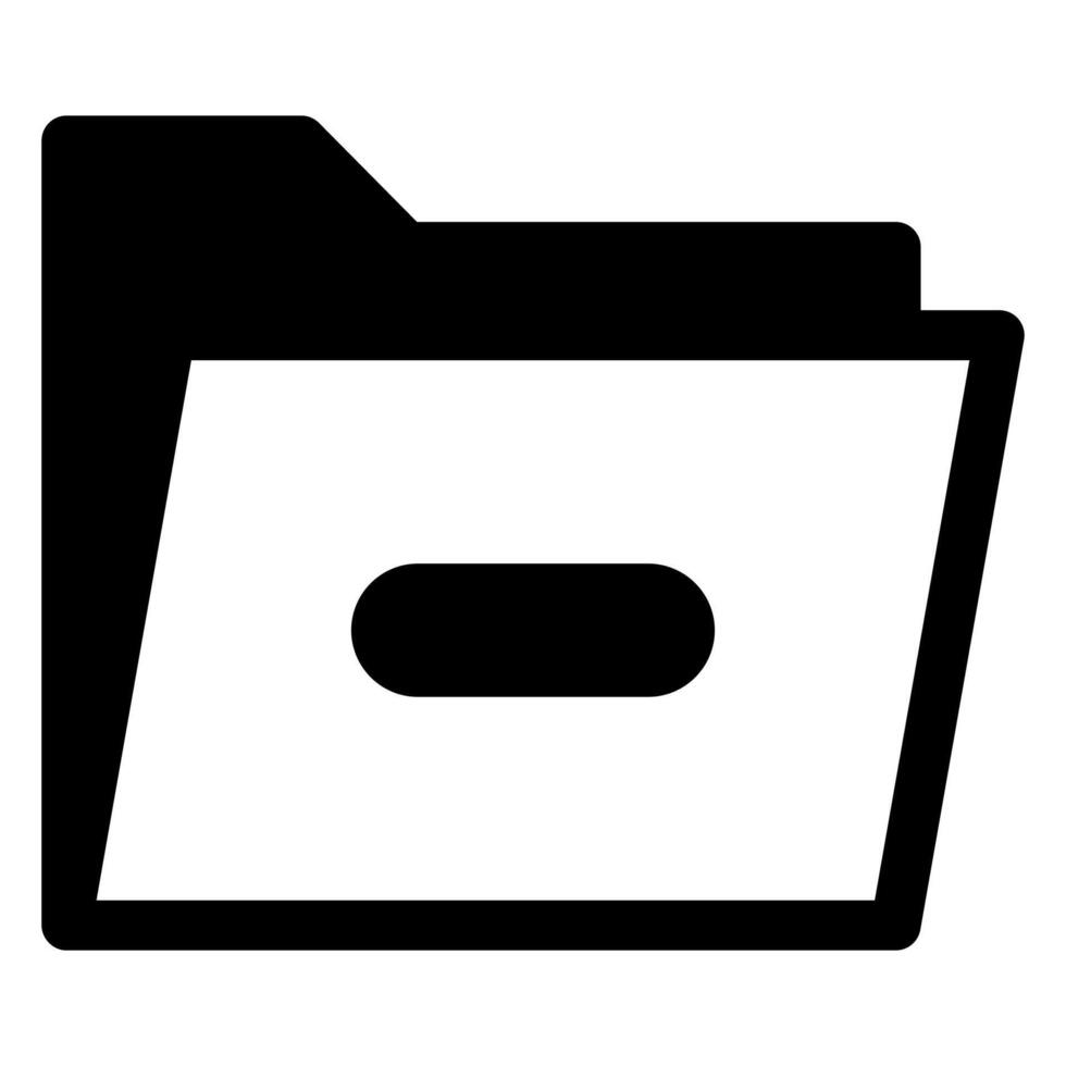 delete glyph icon illustration isolated on white background vector