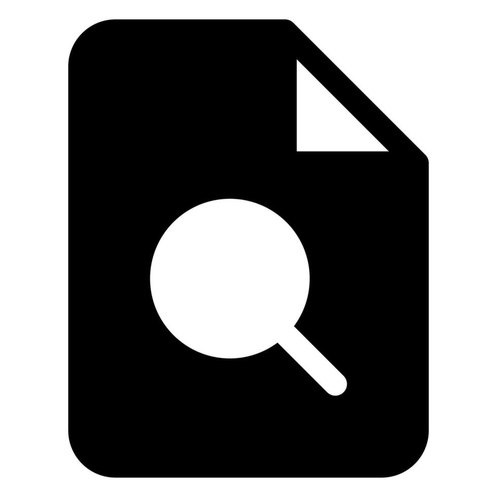 find glyph icon illustration isolated on white background vector