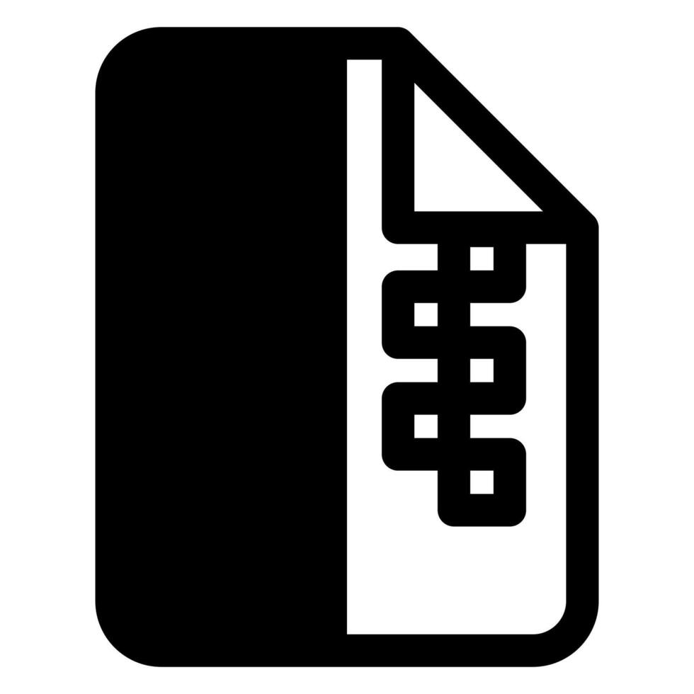 archive glyph icon illustration isolated on white background vector