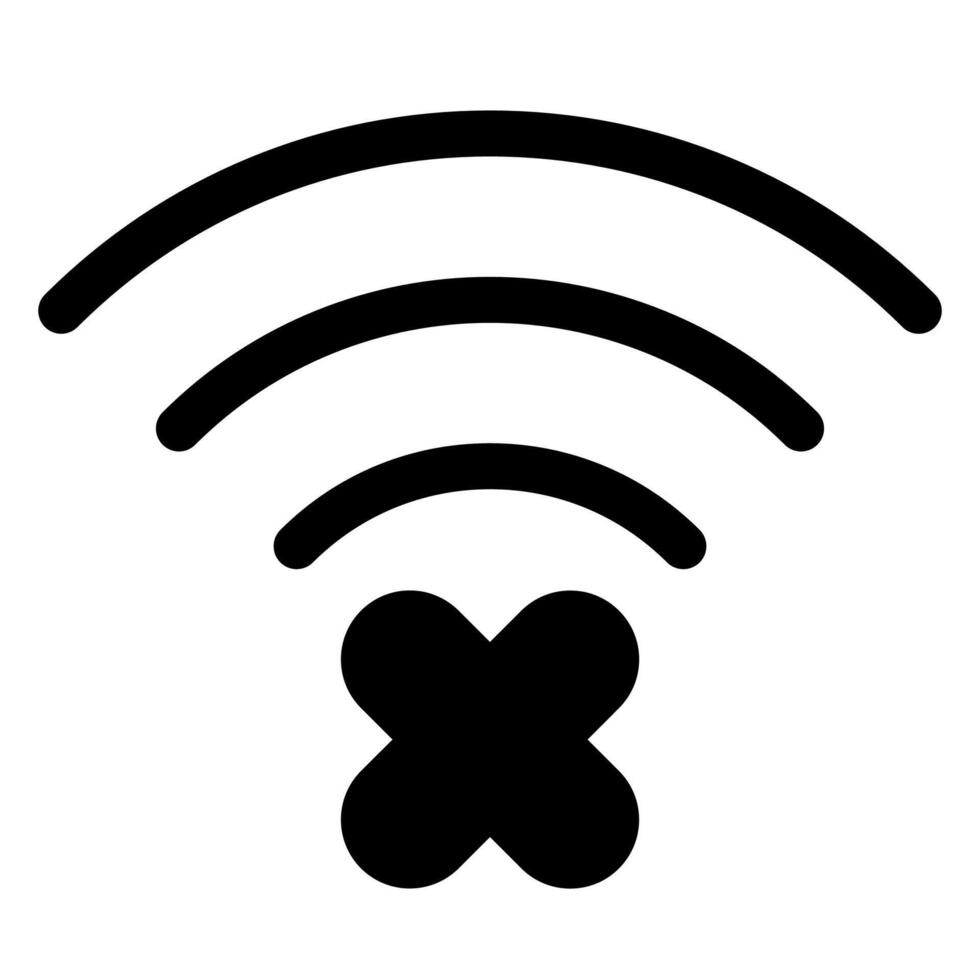 router glyph icon illustration isolated on white background vector