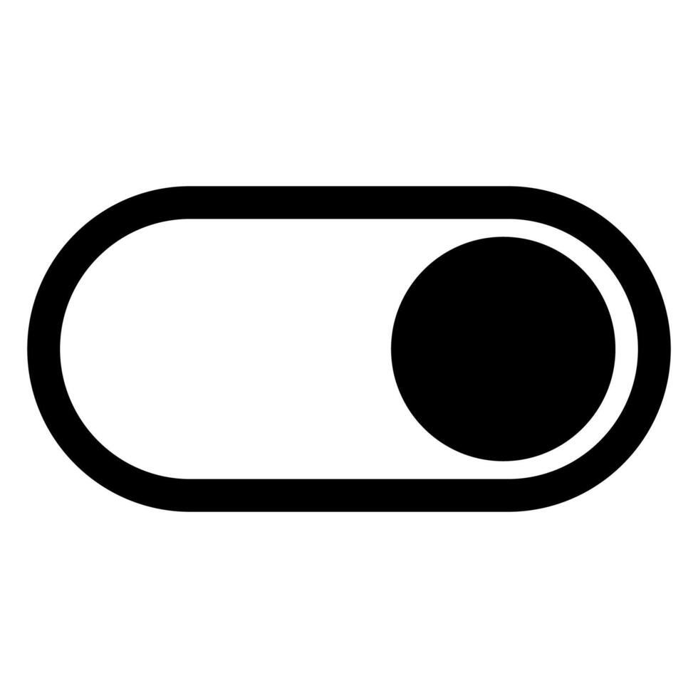 switch glyph icon illustration isolated on white background vector