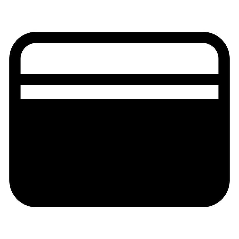 payment glyph icon illustration isolated on white background vector