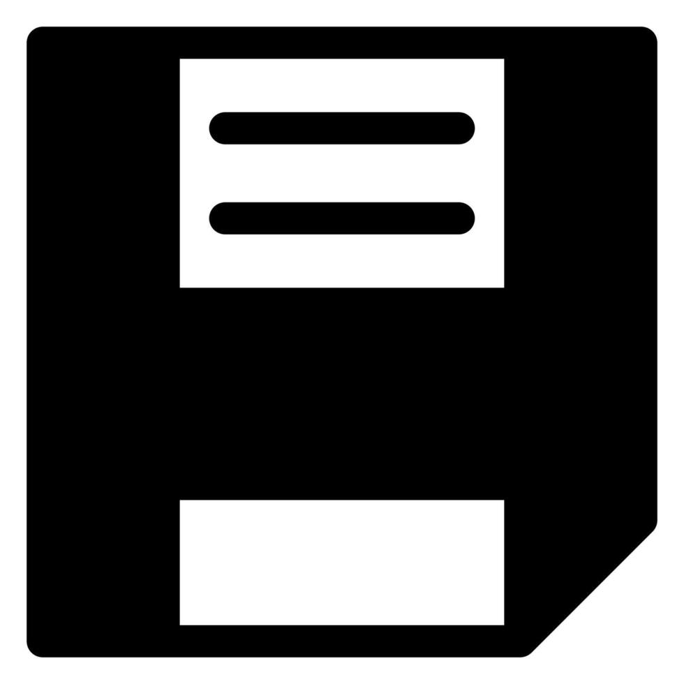 save glyph icon illustration isolated on white background vector