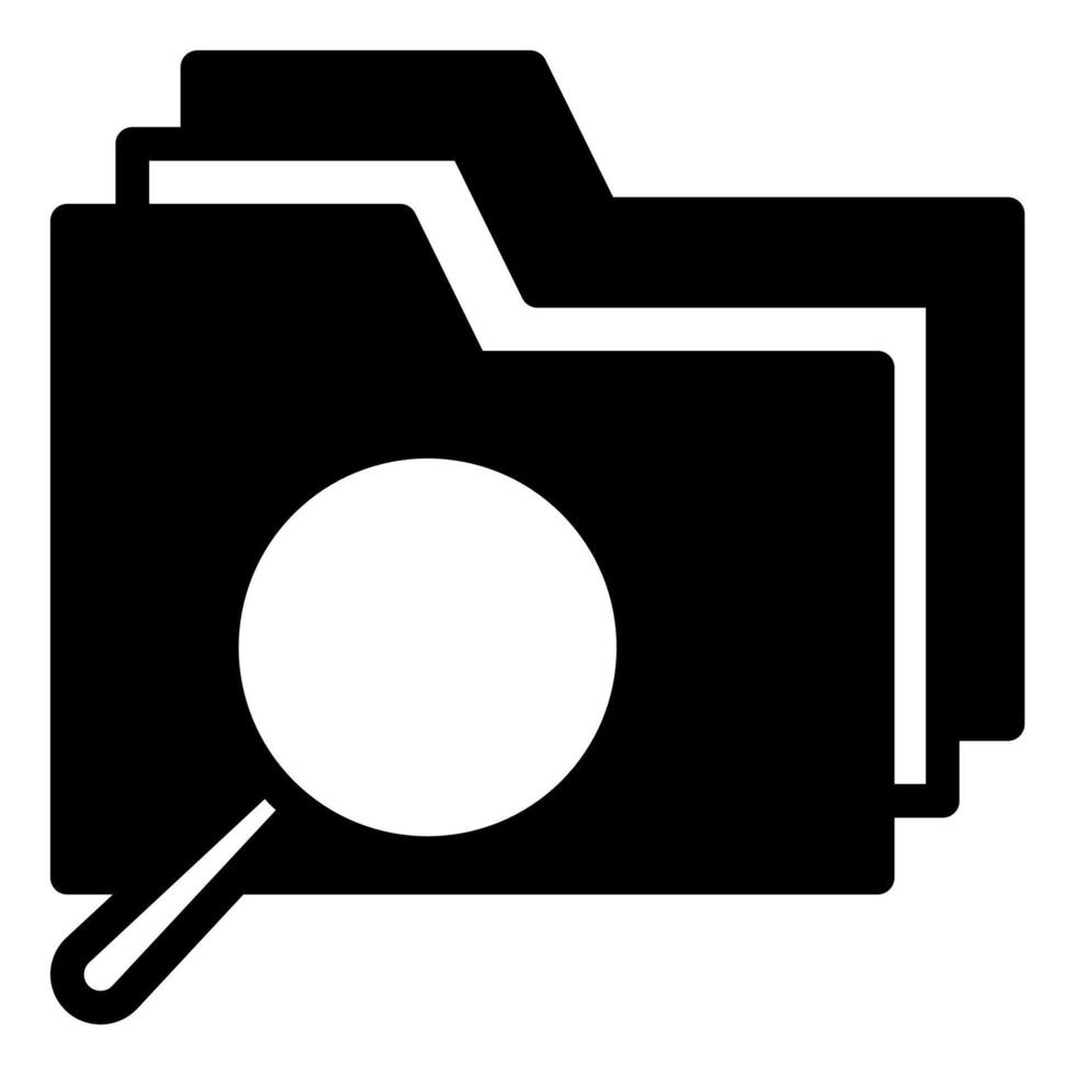 find glyph icon illustration isolated on white background vector