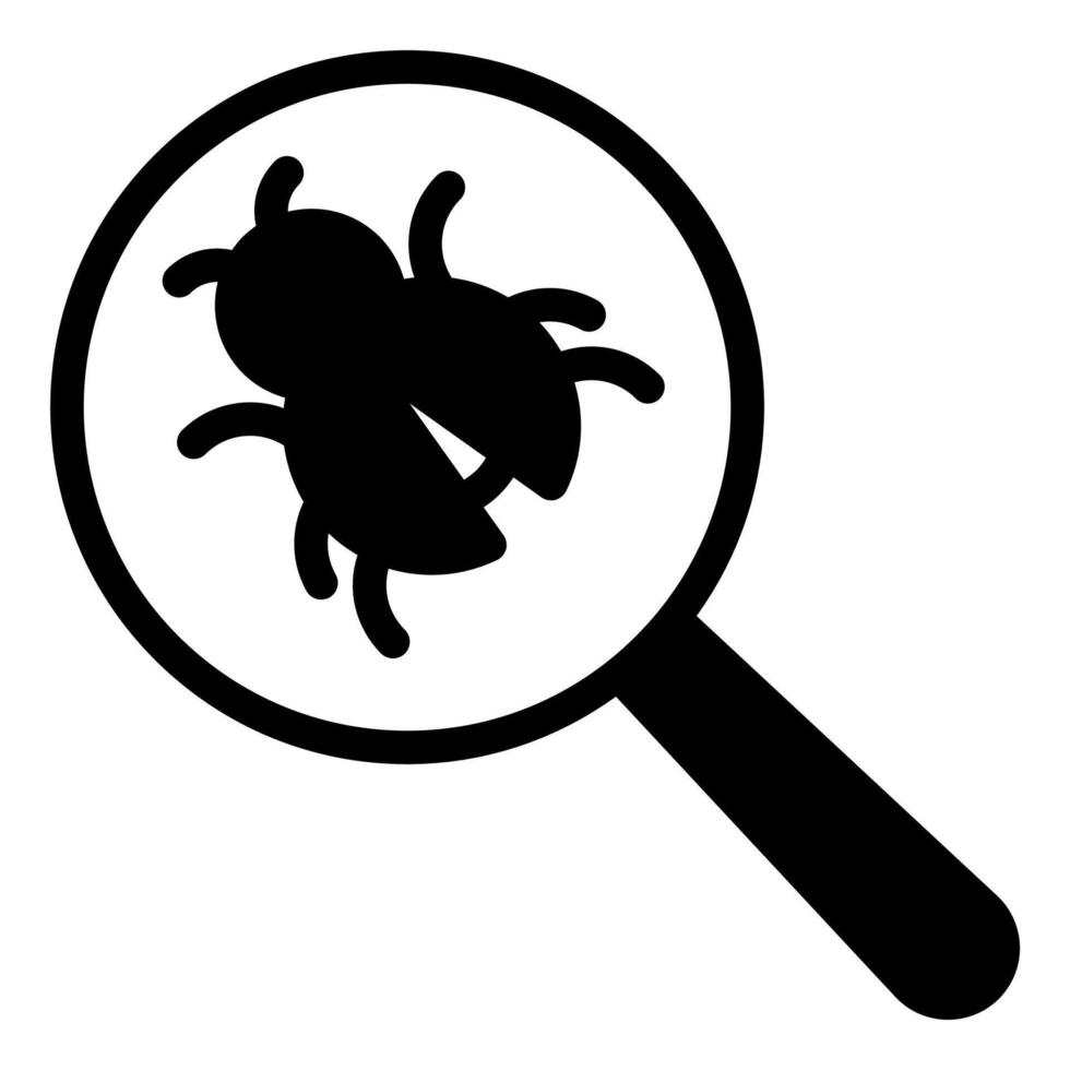 find glyph icon illustration isolated on white background vector