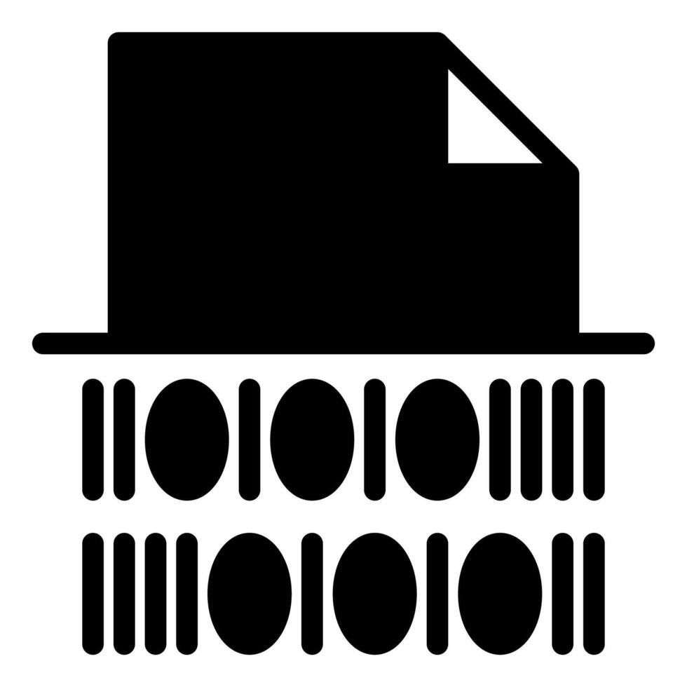 data glyph icon illustration isolated on white background vector