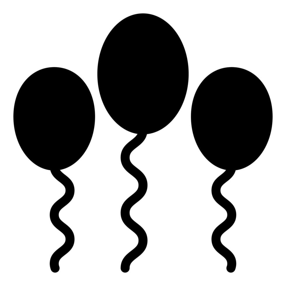 sperm glyph icon illustration isolated on white background vector