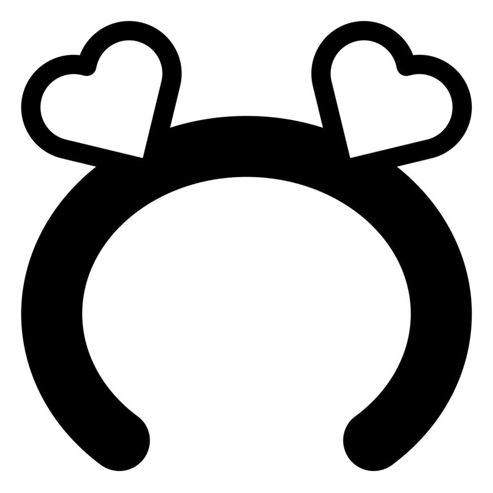 bando glyph icon illustration isolated on white background vector
