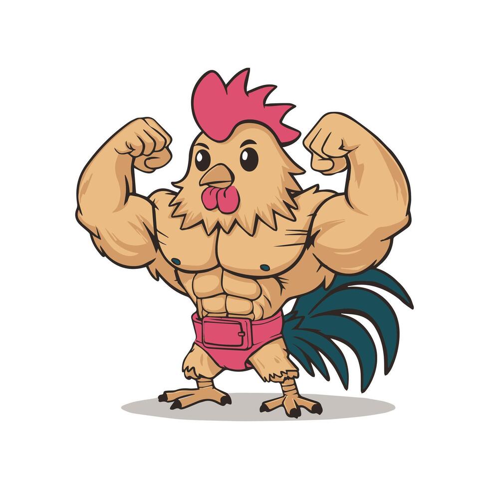 chicken head silhouette vector