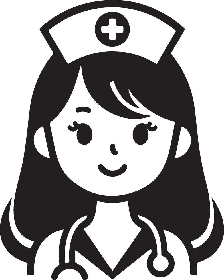Woman Nurse Illustration vector