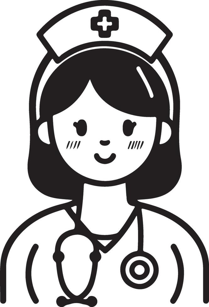 Woman Nurse Illustration vector