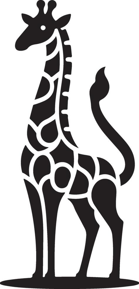 giraffe art Illustration vector