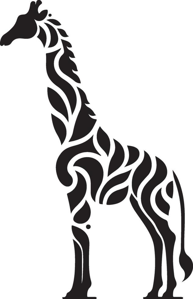 giraffe art Illustration vector