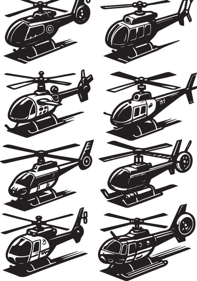 helicopter art illustration vector