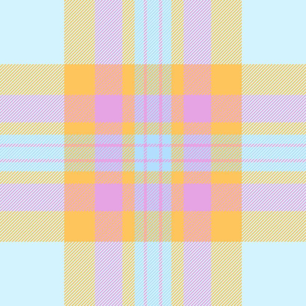 Texture background of tartan plaid textile with a pattern fabric seamless check. vector