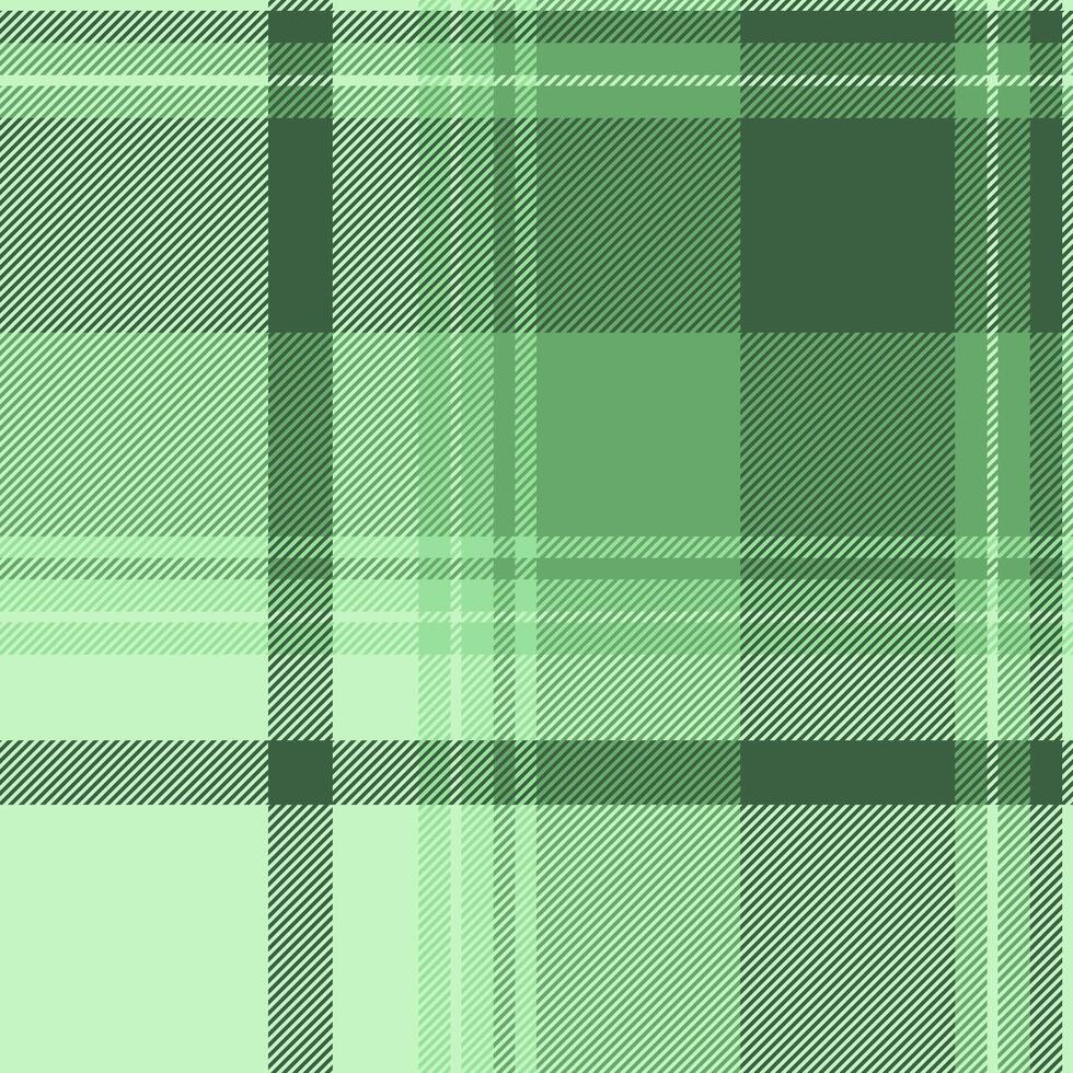 Usa plaid background , december tartan textile seamless. Contour pattern check fabric texture in green and light colors. vector