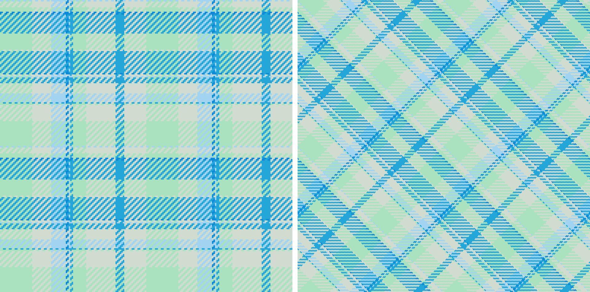 Texture background textile of tartan seamless check with a plaid pattern fabric . Set in fashionable colors. Stylish gingham patterns for clothing. vector
