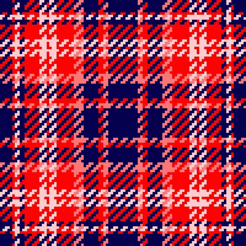 Textile design of textured plaid. Checkered fabric pattern swatch for shirt, dress, suit, wrapping paper print, invitation and gift card. vector