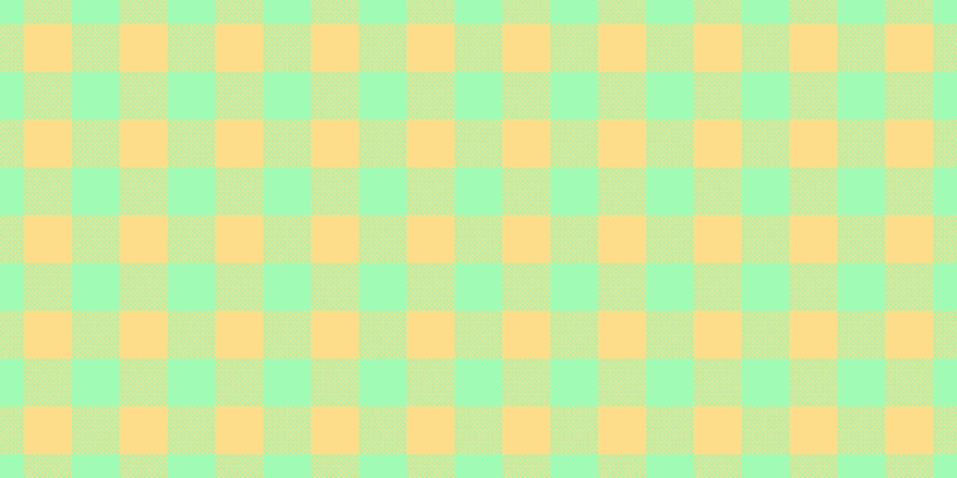 Cell check pattern, style tartan texture textile. English seamless plaid fabric background in green and amber colors. vector