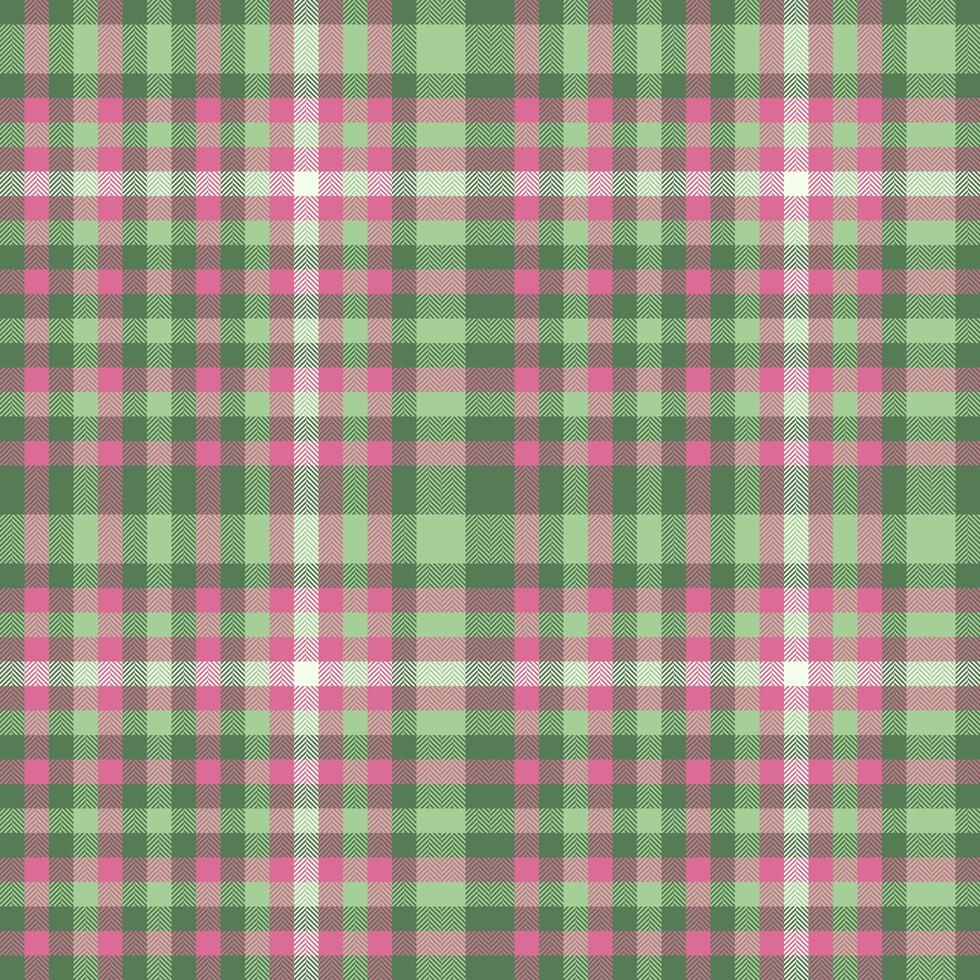 Womens fashion background pattern tartan, brand fabric textile. Serene check plaid seamless texture in light and green colors. vector