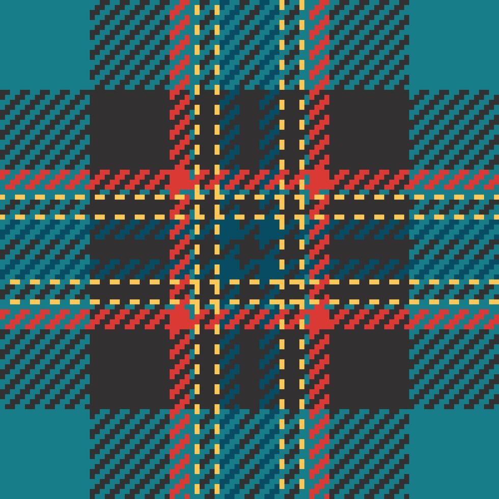 Textile design of textured plaid. Checkered fabric pattern swatch for shirt, dress, suit, wrapping paper print, invitation and gift card. vector