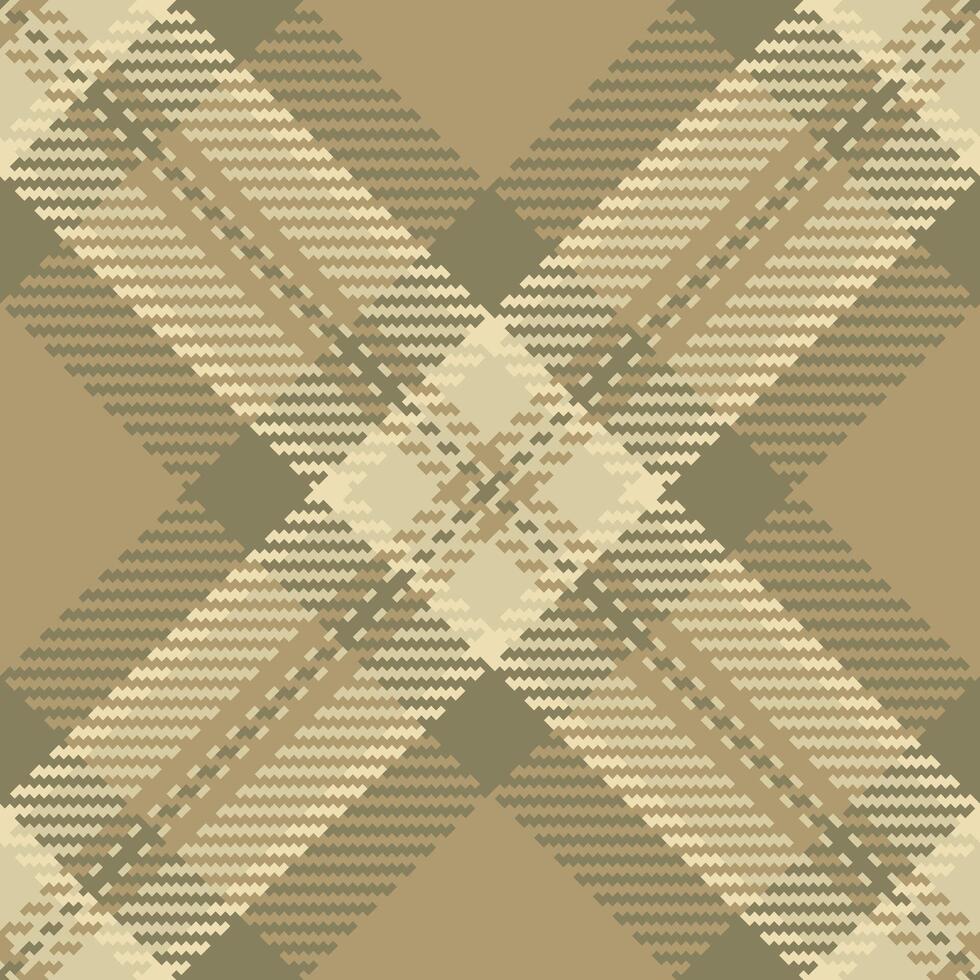Tartan fabric of seamless textile texture with a plaid check pattern background. vector