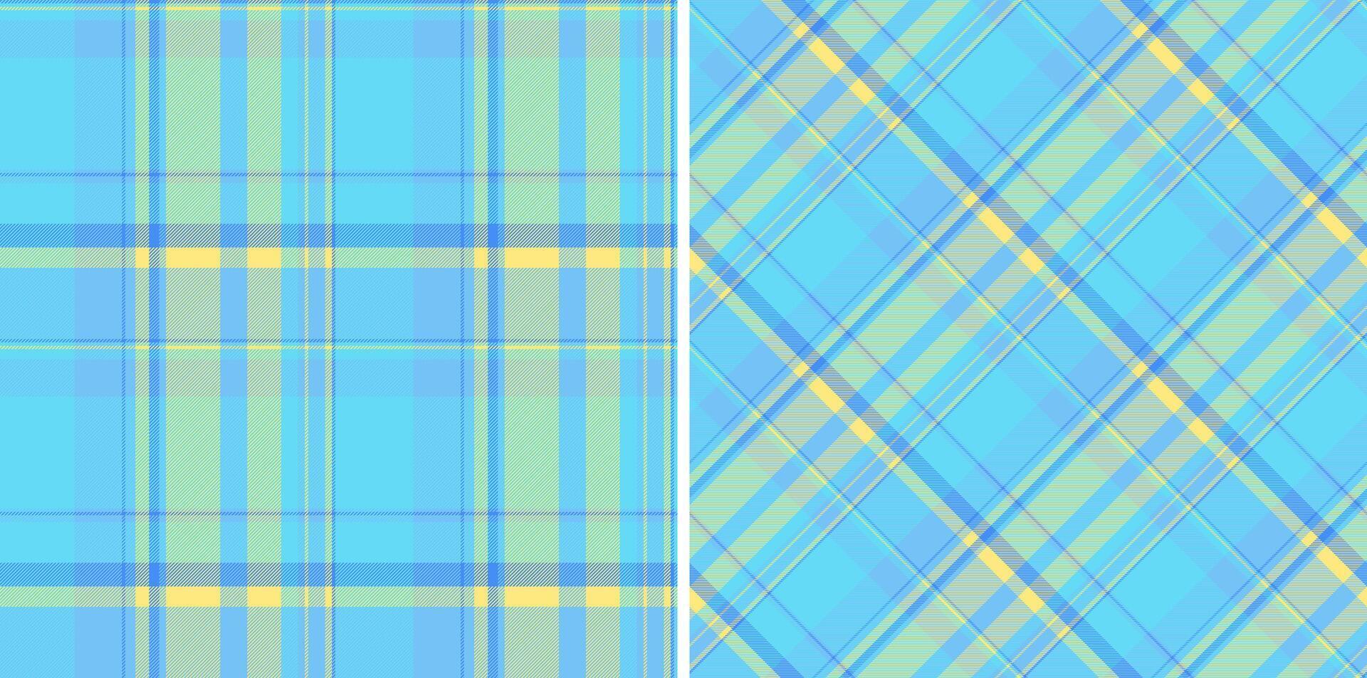 Plaid fabric background of textile seamless with a texture tartan check pattern. Set in light colors for modern carpets stylish living rooms. vector