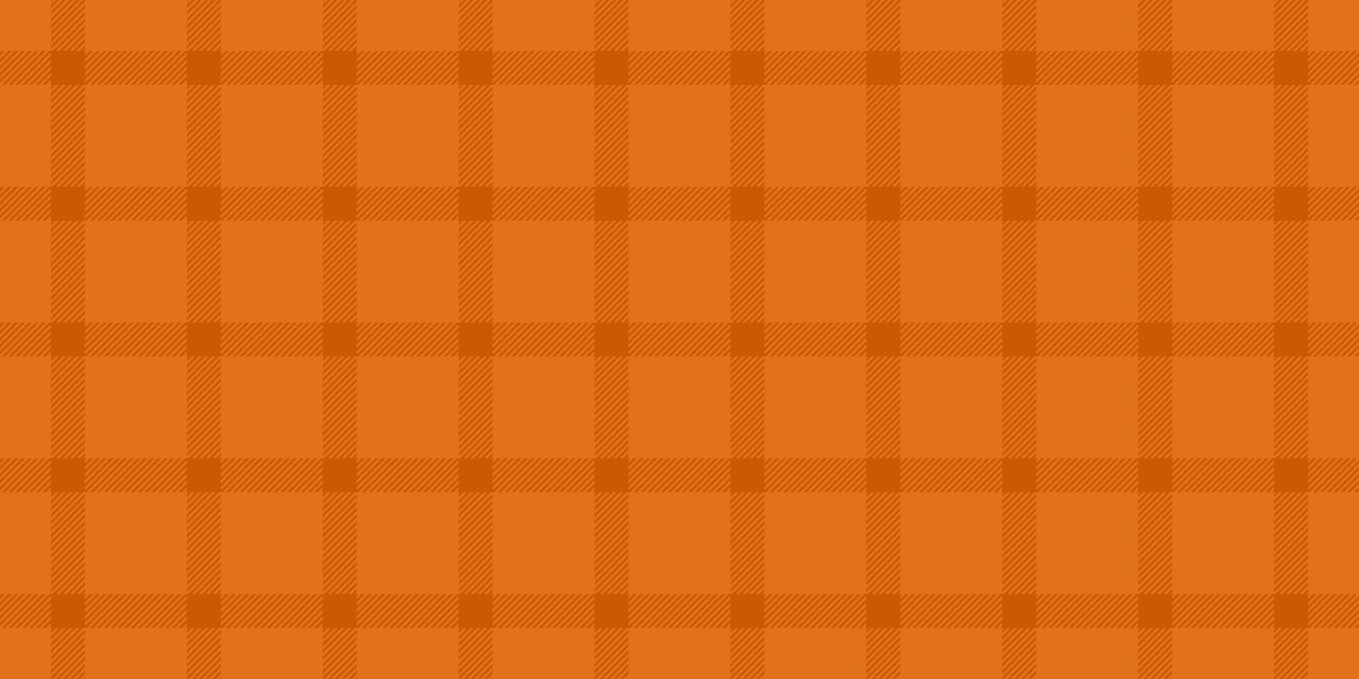 Improvement fabric texture tartan, simplicity plaid check seamless. Blank pattern textile background in orange color. vector