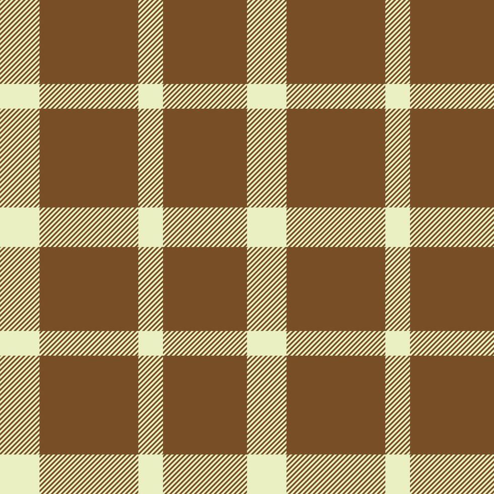 Screen textile background pattern, revival tartan fabric. Back to school plaid seamless check texture in orange and light colors. vector