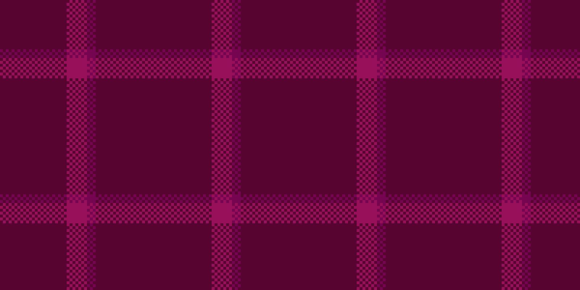 Show texture plaid, abstract seamless textile check. Livingroom pattern fabric background tartan in pink color. vector