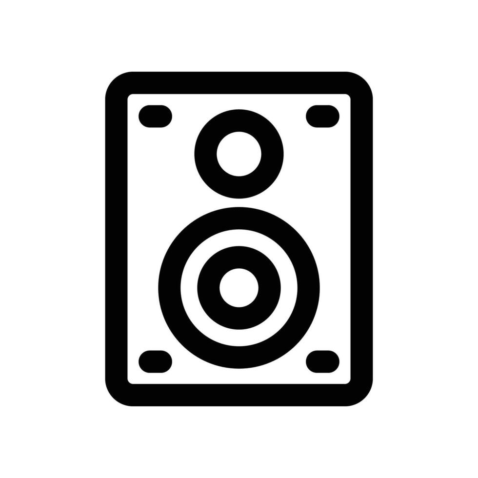 speaker icon. line icon for your website, mobile, presentation, and logo design. vector