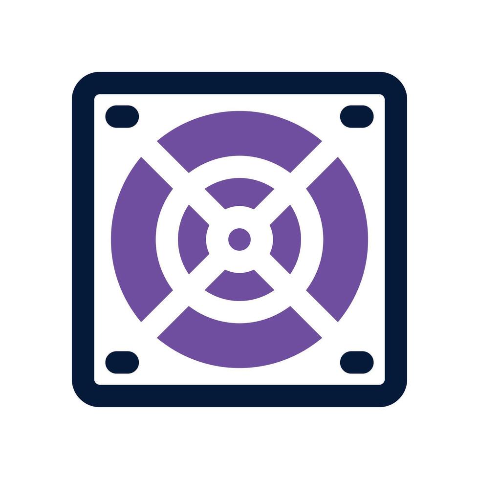 fan icon. dual tone icon for your website, mobile, presentation, and logo design. vector