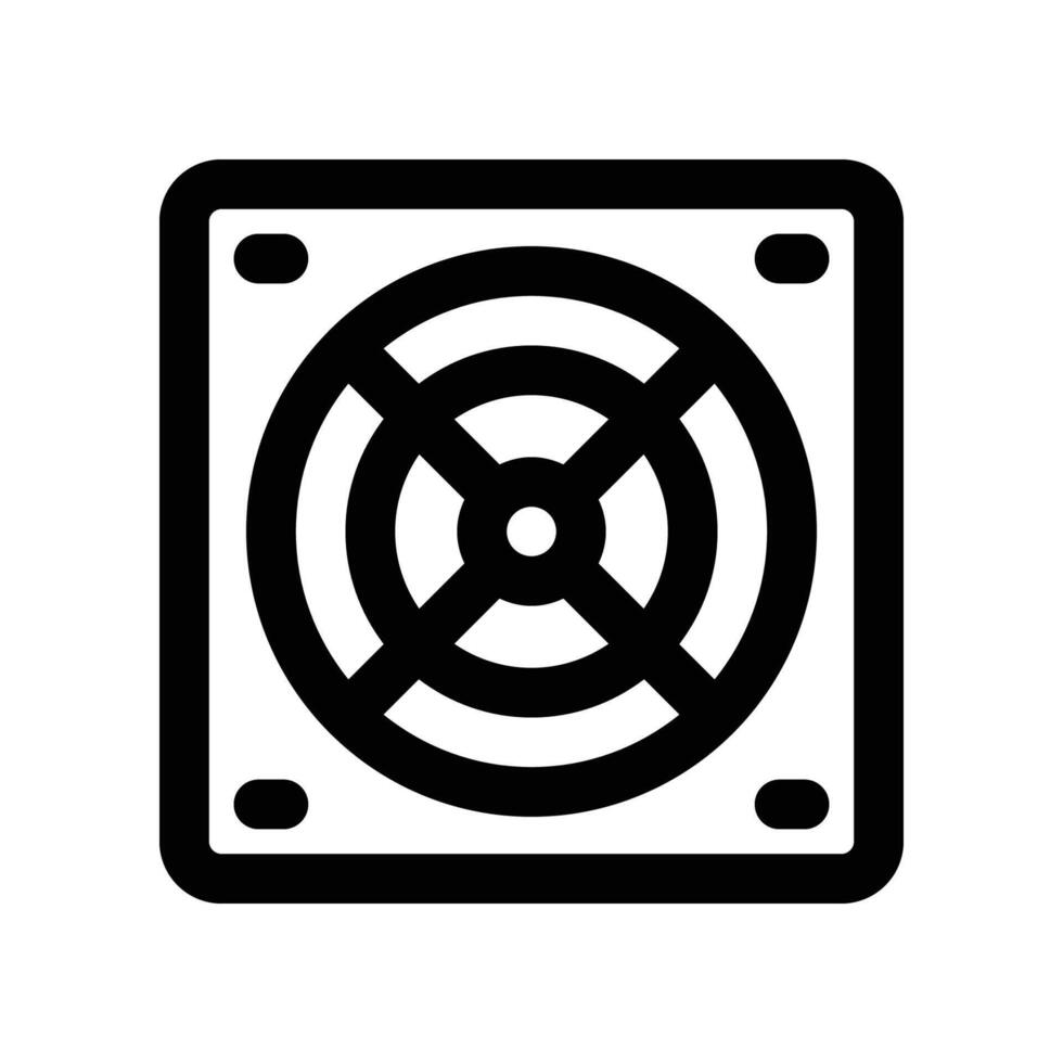fan icon. line icon for your website, mobile, presentation, and logo design. vector